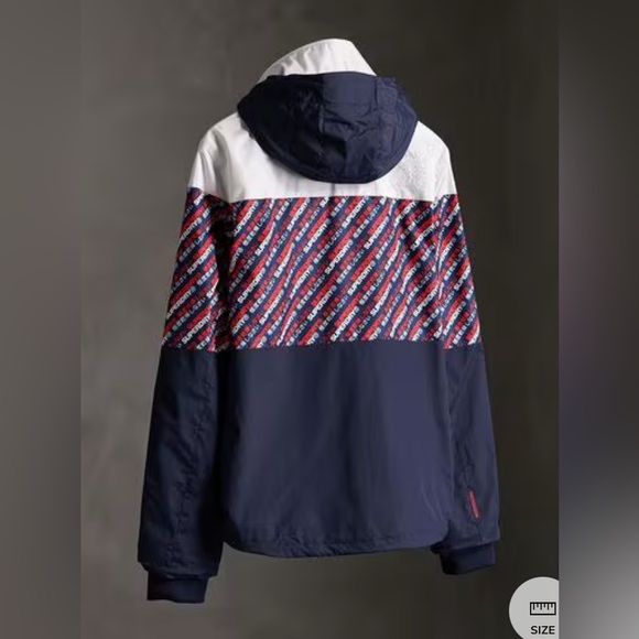 NWT - Superdry Men’s Tech Logo Print Wind Attacker Jacket - Size XXL - Picture 3 of 16